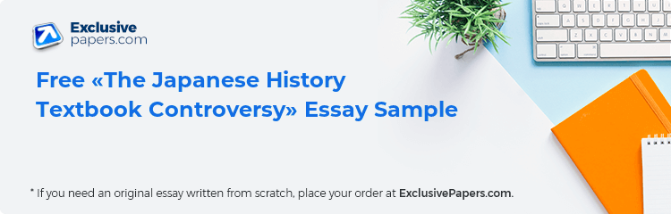 Free «The Japanese History Textbook Controversy» Essay Sample